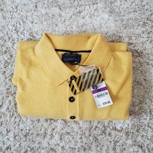 Club Room Lightweight Merino Wool Polo Sweater | XXL